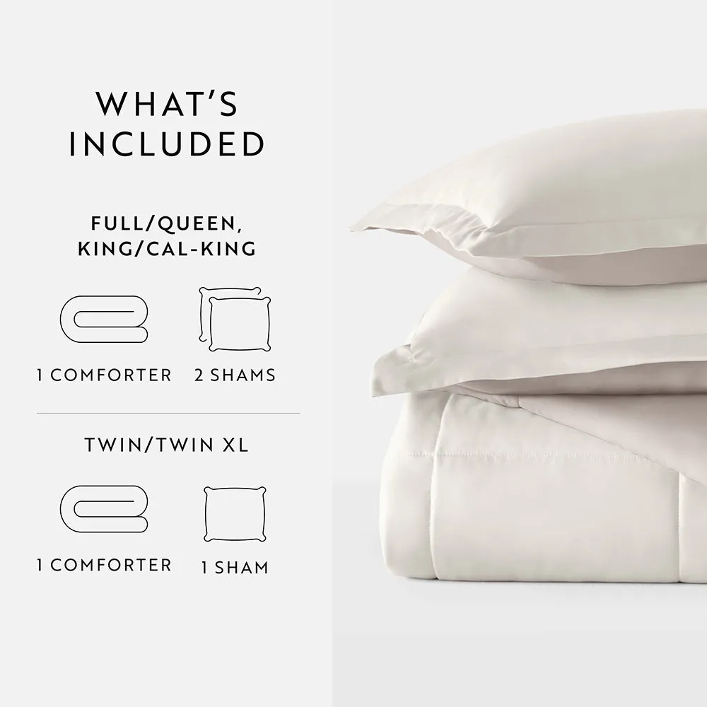 Reversible Down-Alternative Comforter Set - Sale