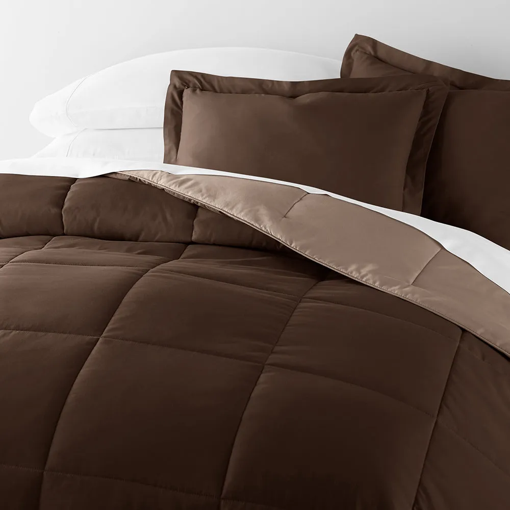 Reversible Down-Alternative Comforter Set - Sale