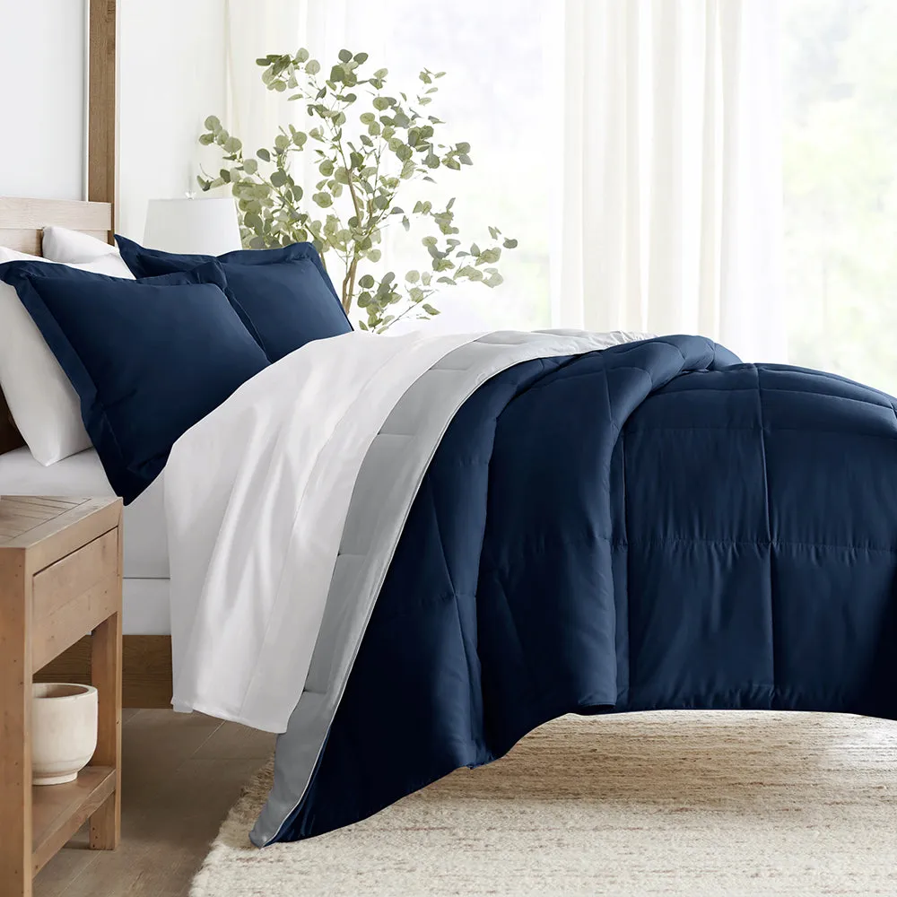 Reversible Down-Alternative Comforter Set - Sale