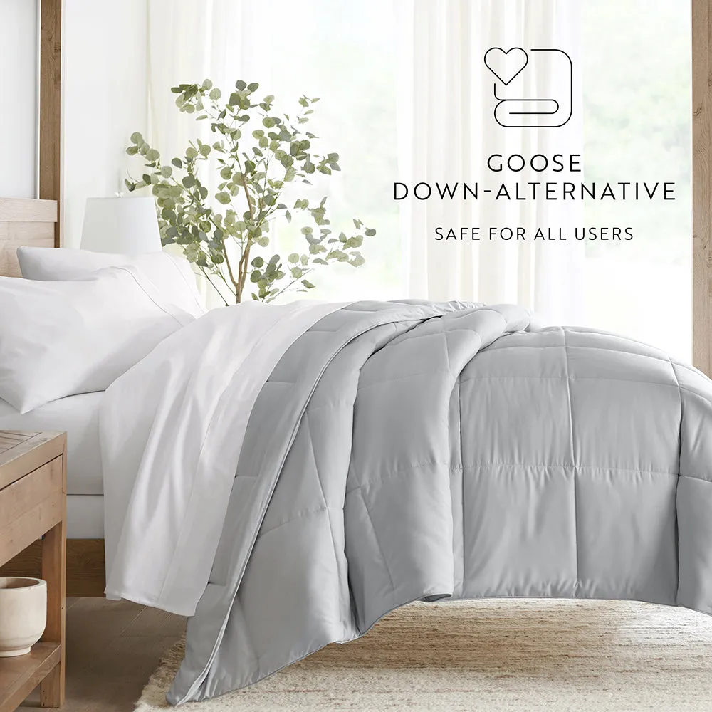 Solid Down-Alternative Comforter