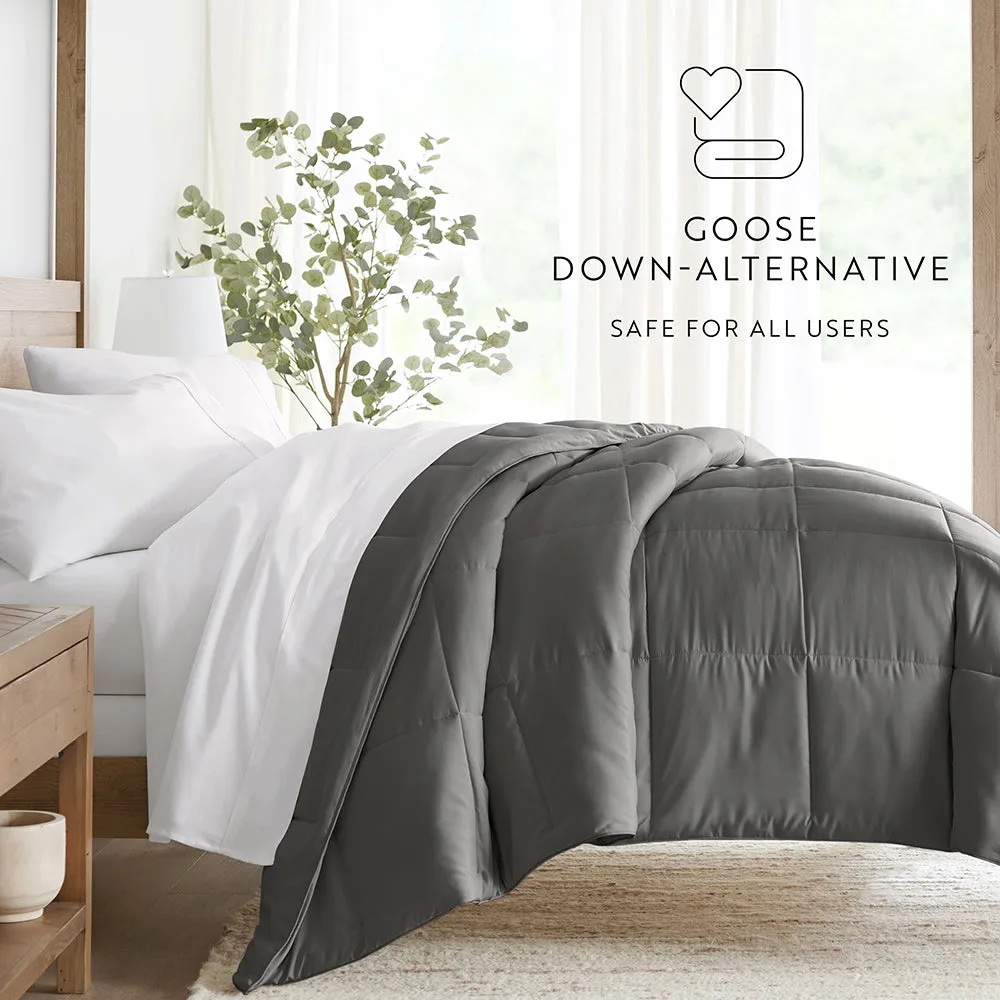 Solid Down-Alternative Comforter