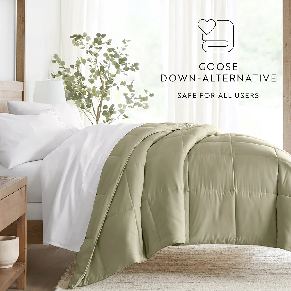 Solid Down-Alternative Comforter