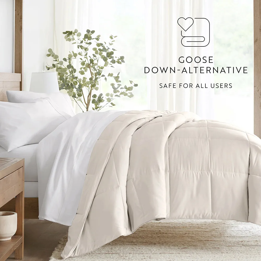 Solid Down-Alternative Comforter