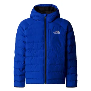 The North Face Teen Boys Coat Reversible Perrito Hooded Jacket Blue