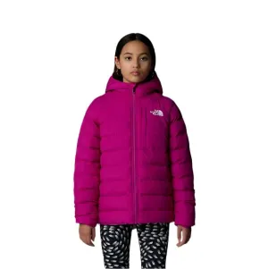 The North Face Teen Girls Coat Reversible Perrito Hooded Deep Mulberry