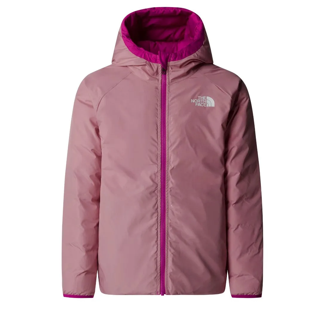 The North Face Teen Girls Coat Reversible Perrito Hooded Deep Mulberry