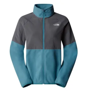 The North Face Womens Glacier Heavyweight Full Zip Jacket Algae Blue/Smoked Pearl