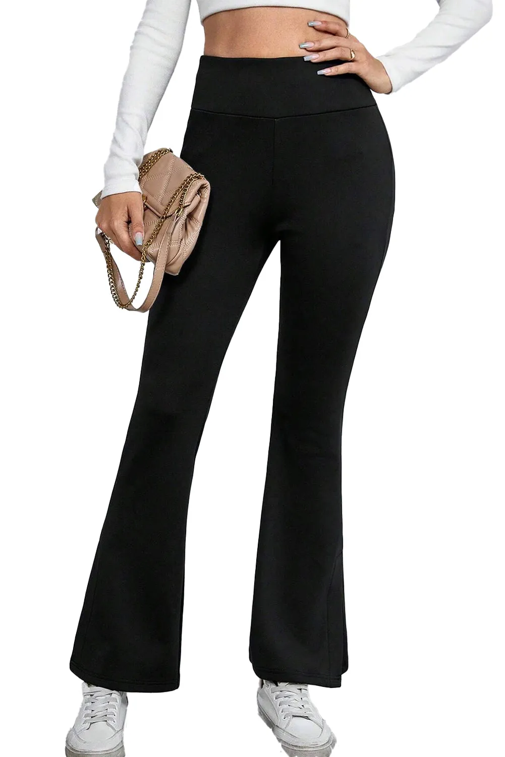 Thermal Lined Flare Leg Pants