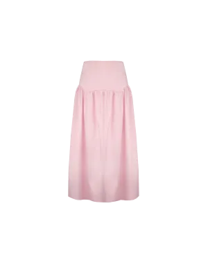 TRULLI SATIN SKIRT SOFT PINK