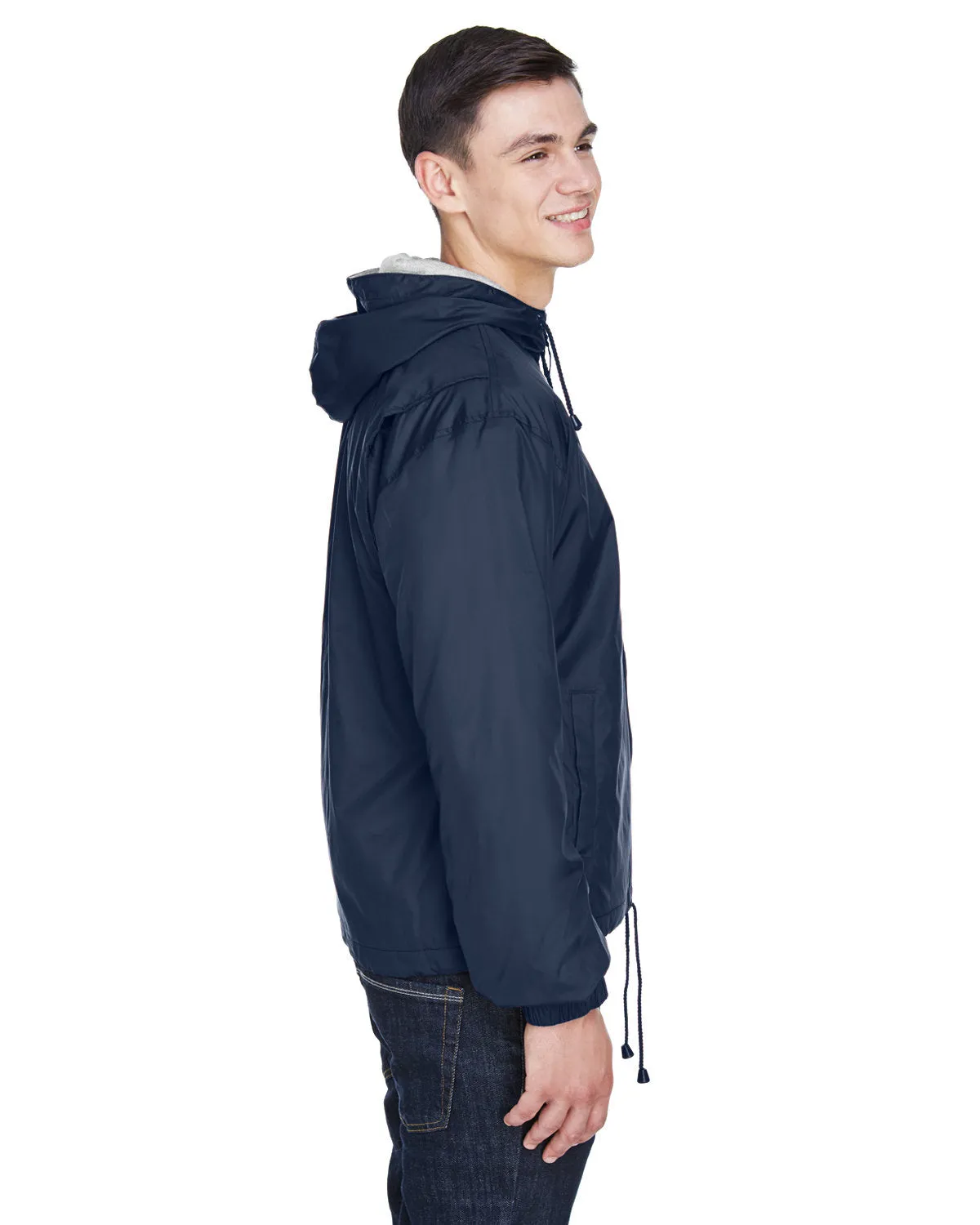 UltraClub 8915 Adult Fleece-Lined HoodedJacket