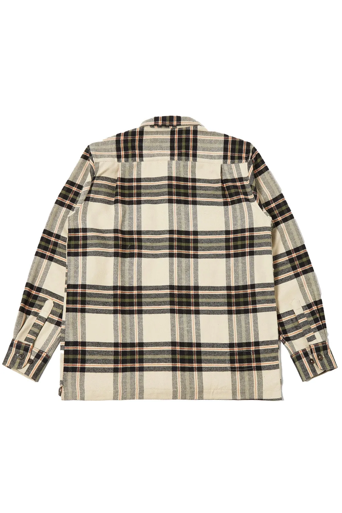 Universal Works -  Utility Shirt In Charcoal Organic Cozy Check