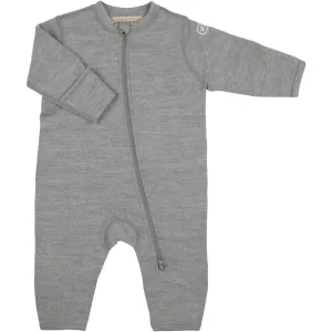 Voksi® Melan Grey Wool Jumpsuit Fleece