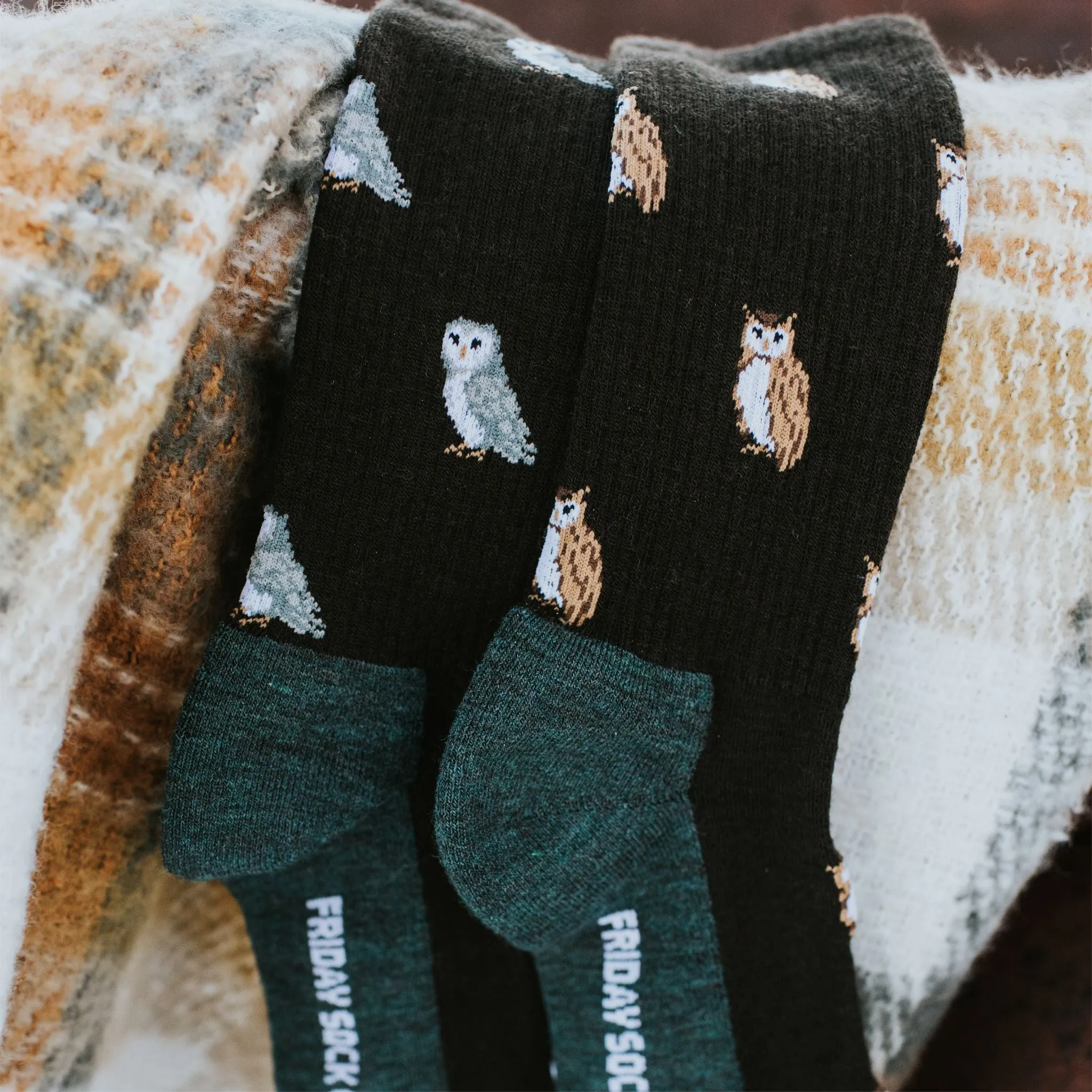 Women's Owl Wool Socks