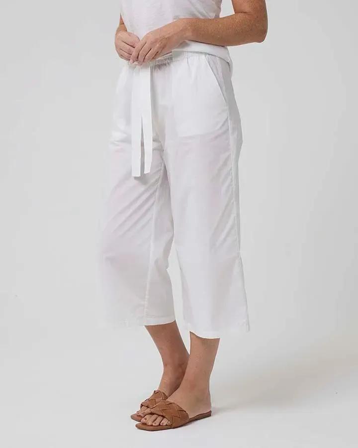 Yarra Trail - Relaxed Wide Leg Pant White | YT24H8906